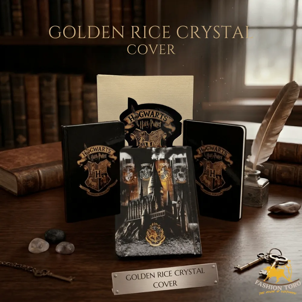 Harry Potter Diary with Golden Rice Crystal Cover