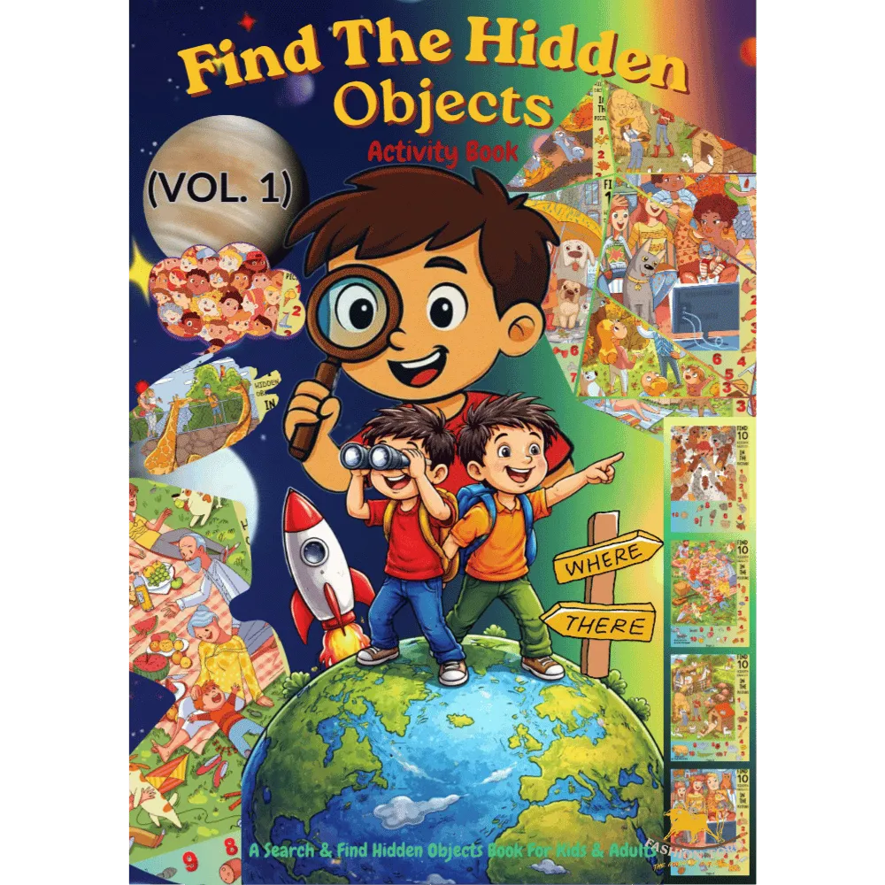 Kids Brain Boosters & Puzzle Books Hidden puzzle object book (Vol 1)