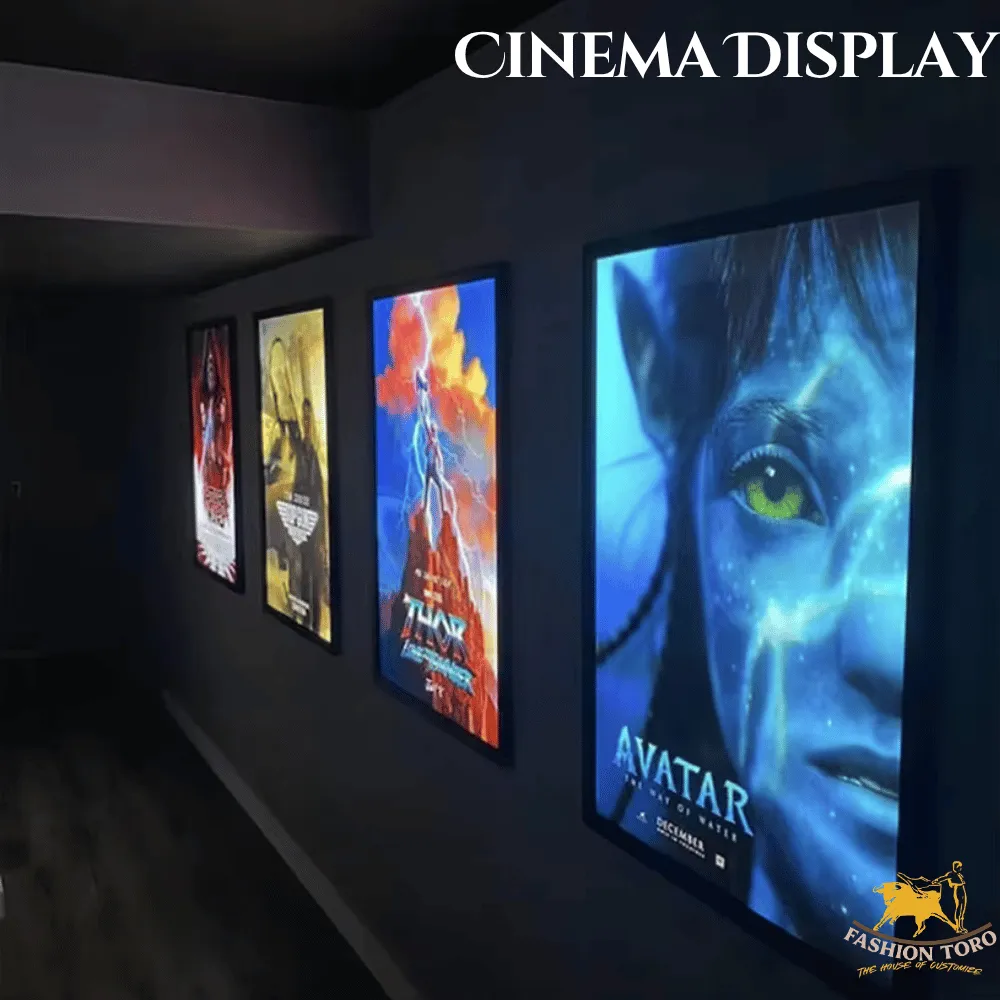 LED Lightbox illustrated Poster Frames (Wall & Table Mounted)