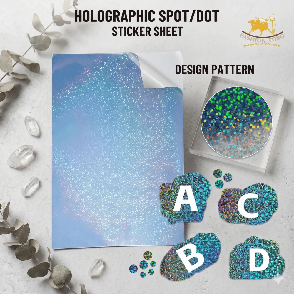 Holographic Dot Spot Sheet