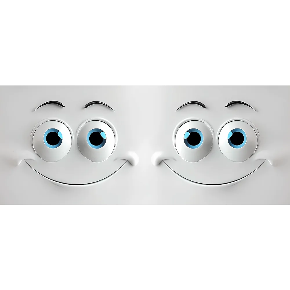 3d Funny faces