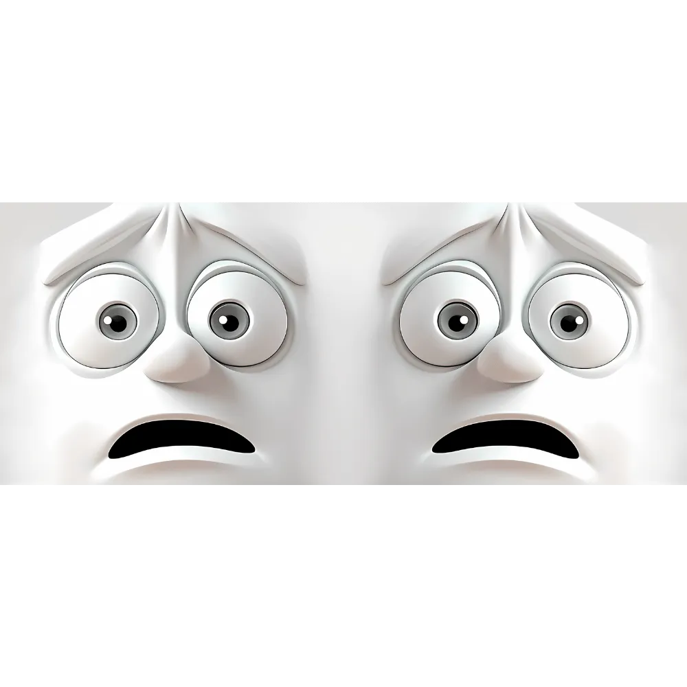 3d Funny faces