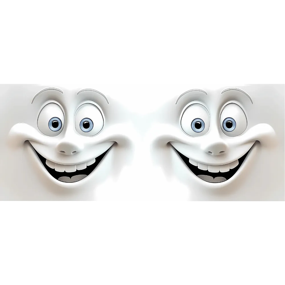 3d Funny faces
