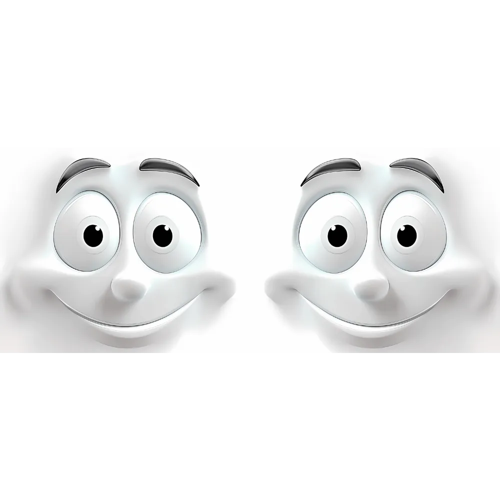 3d Funny faces