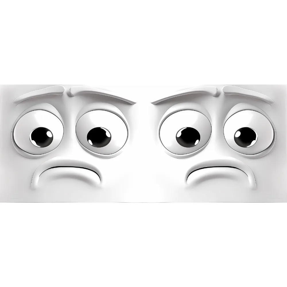 3d Funny faces
