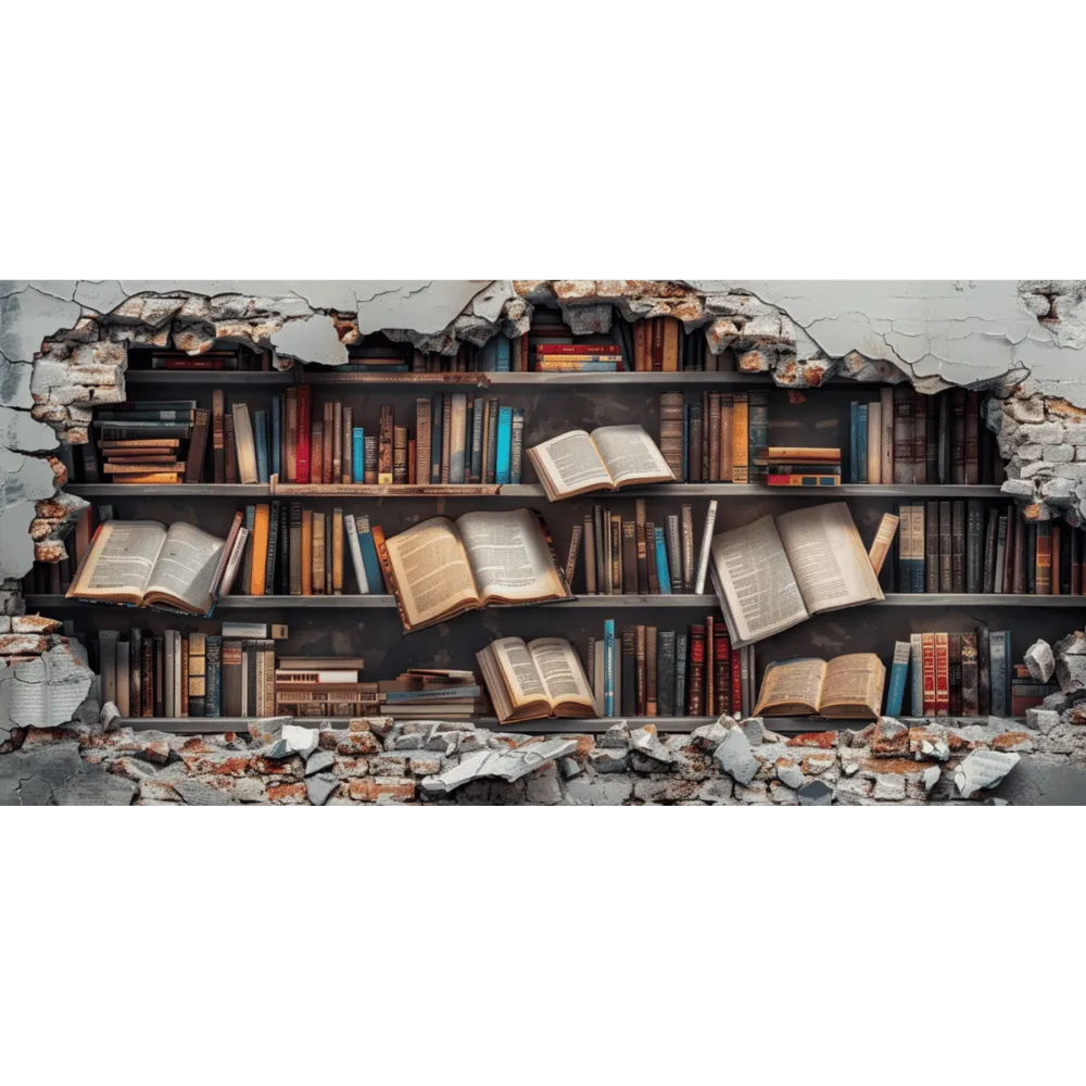 3d Wall Books Racks