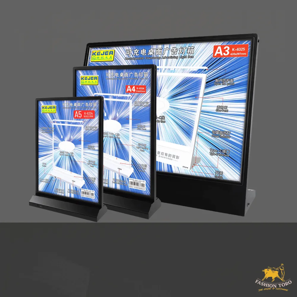 Rechargeable Countertop LED Displays