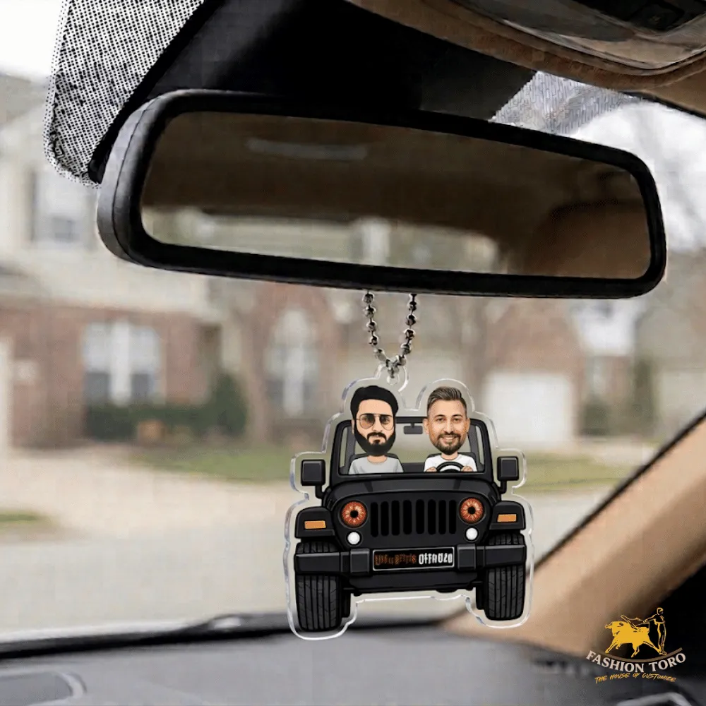 Custom Rearview Mirror Hanging Ornaments (Drive Safe Series)