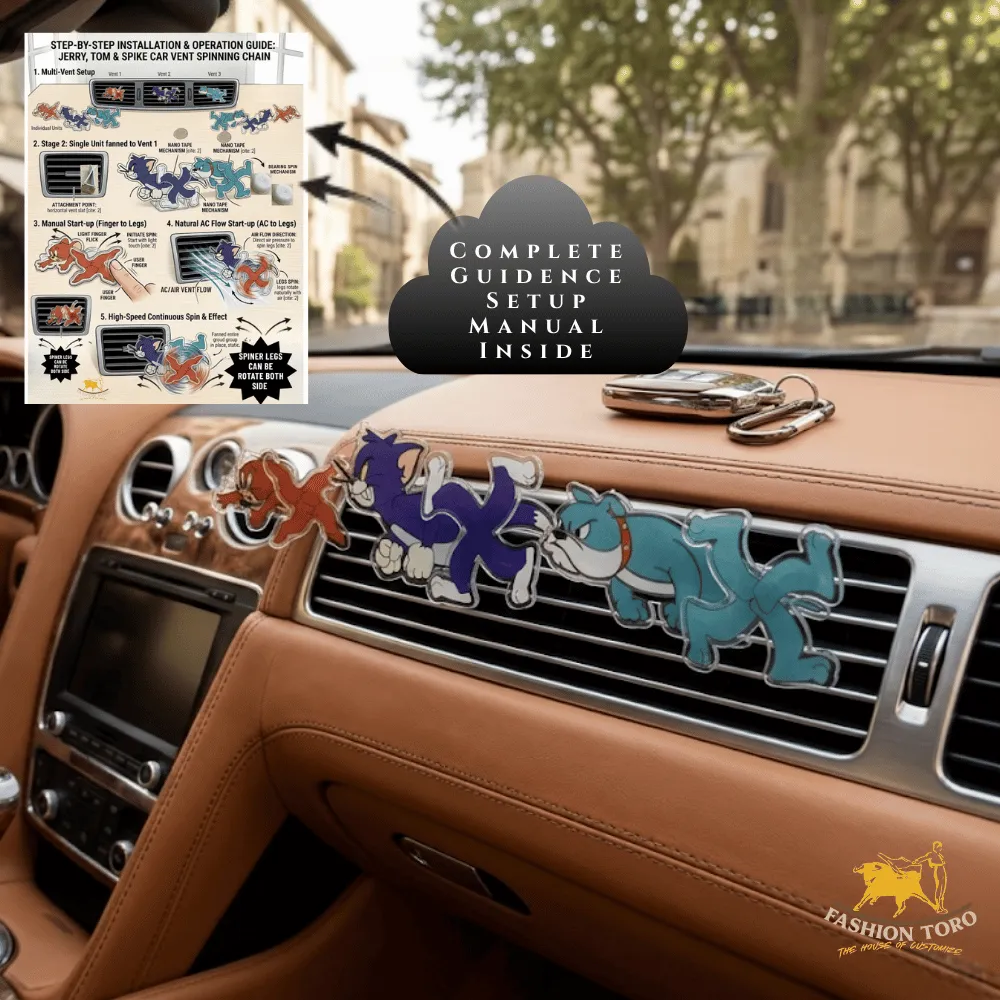 Tom & Jerry Car Spinners
