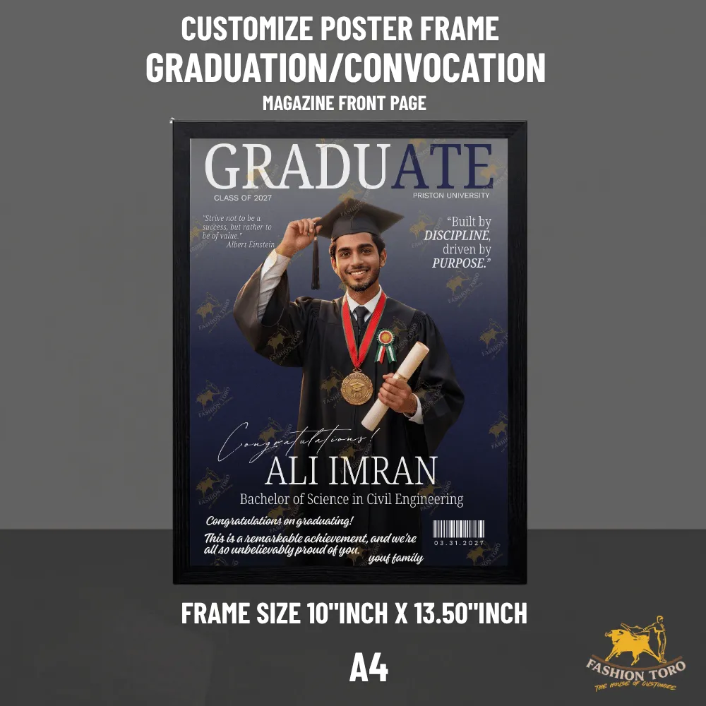 Graduation Convocation Customize Poster Frame